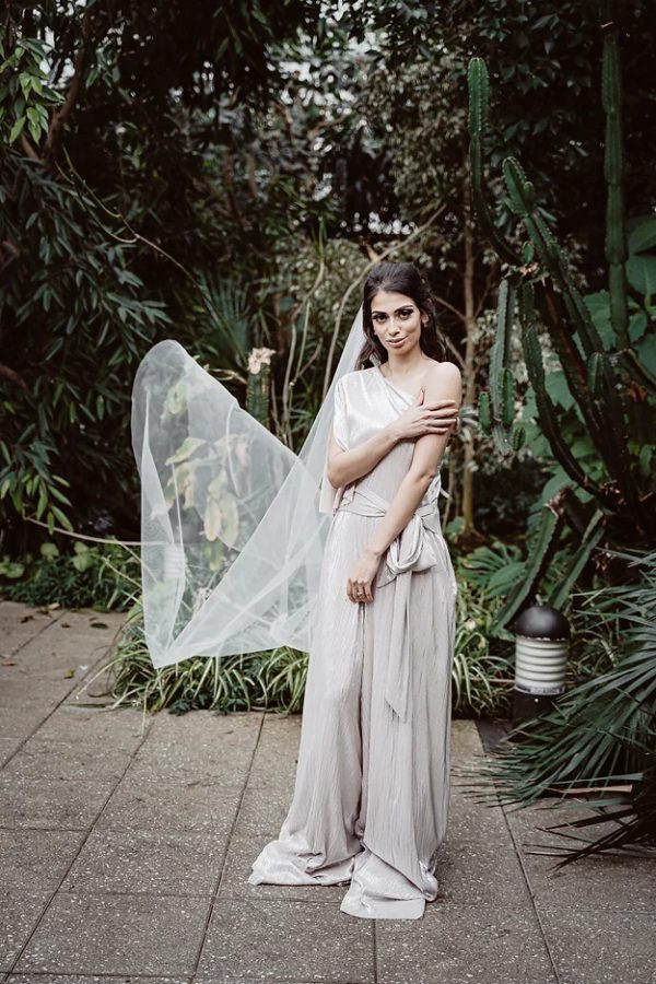 BELLE | ILLUSION TULLE PLAIN VEIL - Image 2