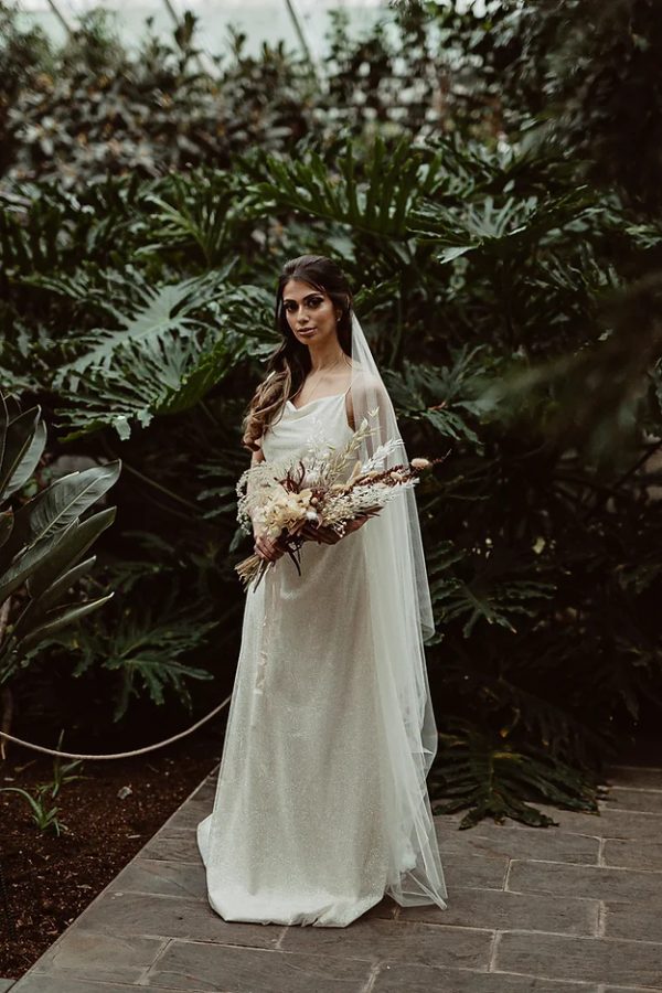 BELLE | SOFT TULLE PLAIN VEIL - Image 6