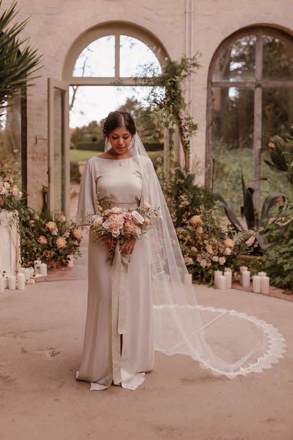 CHARLOTTE | CHANTILLY LACE VEIL - Image 6