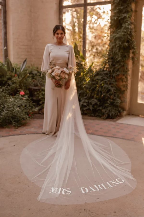 EMILIA | EMBROIDERED CATHEDRAL VEIL - Image 4