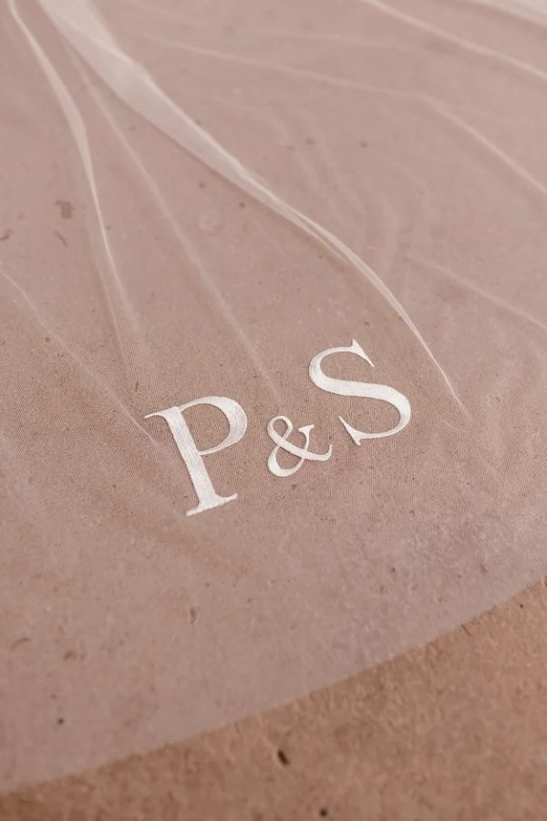 LILIANA | MONOGRAMMED VEIL - Image 4