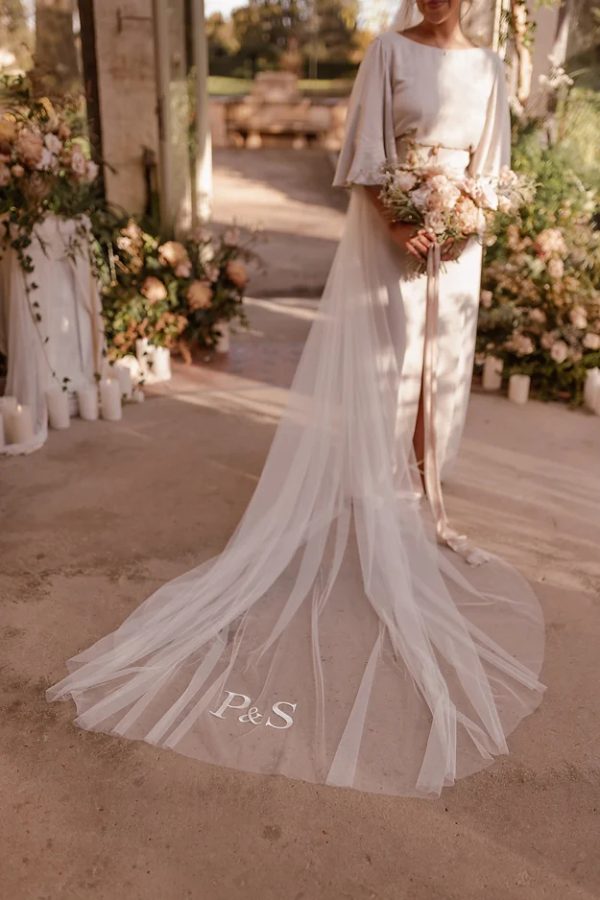 LILIANA | MONOGRAMMED VEIL - Image 6
