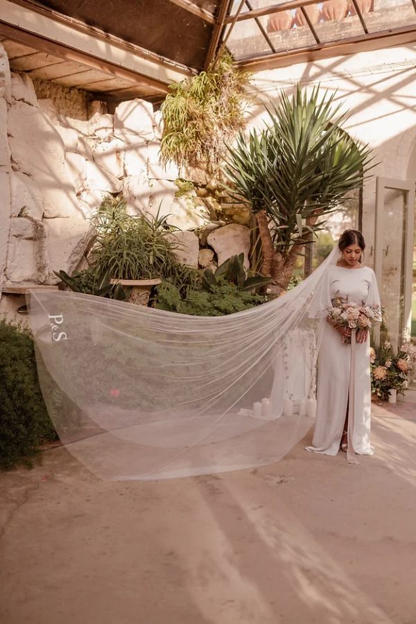 LILIANA | MONOGRAMMED VEIL - Image 7