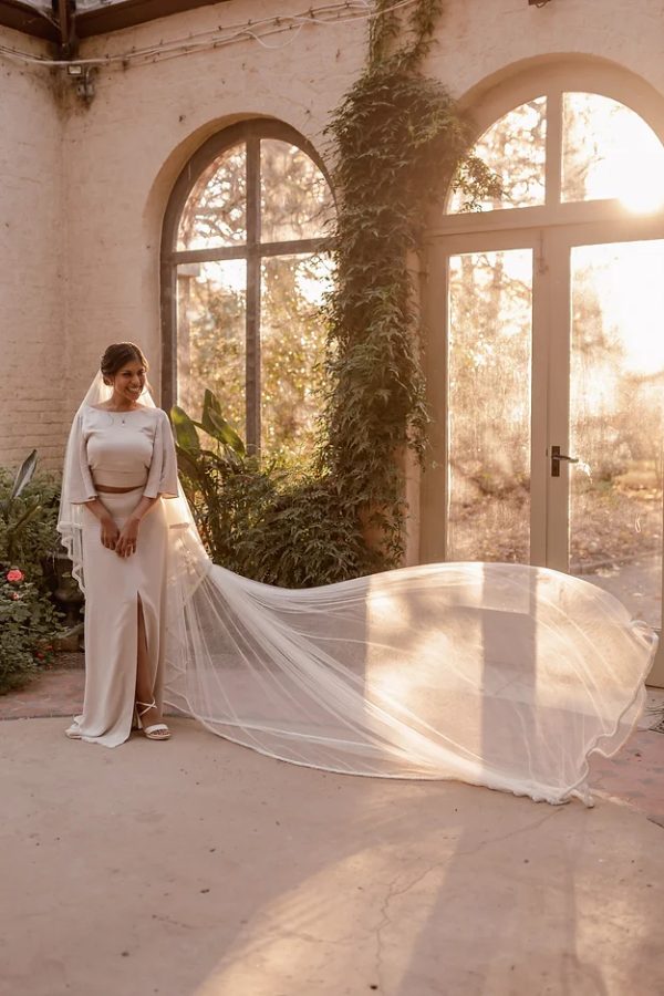 LUCIA | BEADED EDGE VEIL - Image 7