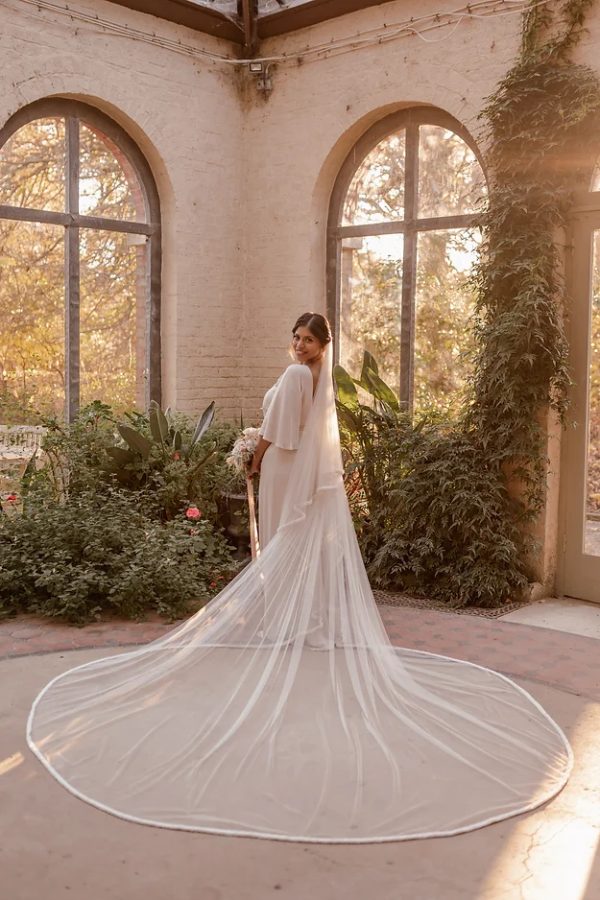 LUCIA | BEADED EDGE VEIL - Image 6