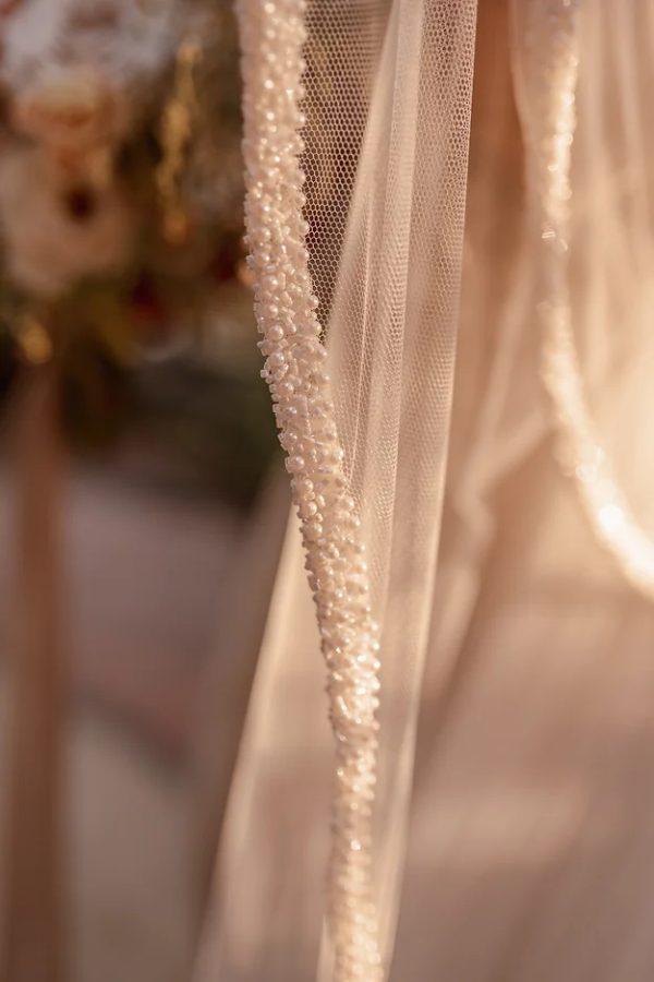 LUCIA | BEADED EDGE VEIL - Image 4