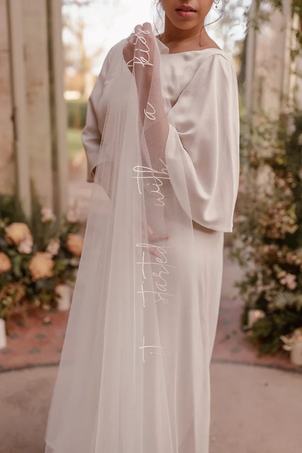 LYRA | EMBROIDERED LYRIC VEIL - Image 4