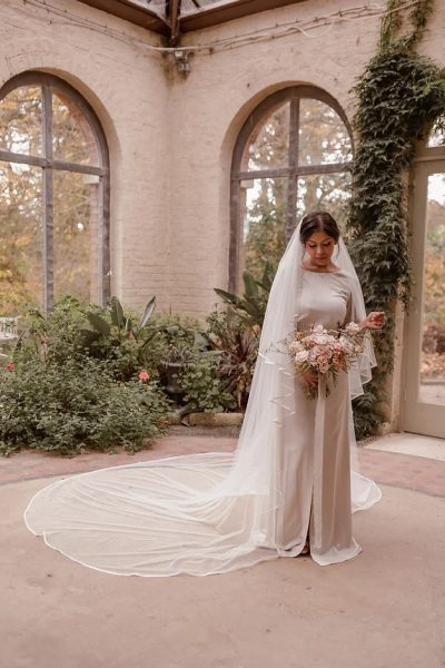 NATASHA | SATIN EDGE VEIL