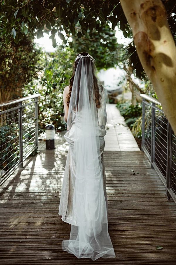 PAULINA | PEARL COMB DROP VEIL - Image 7