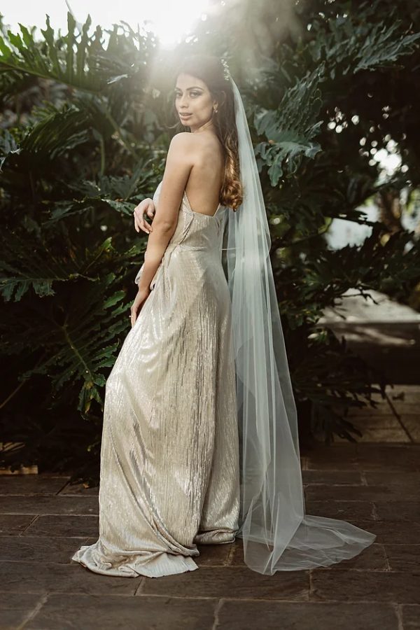 PAULINA | PEARL COMB DROP VEIL - Image 6