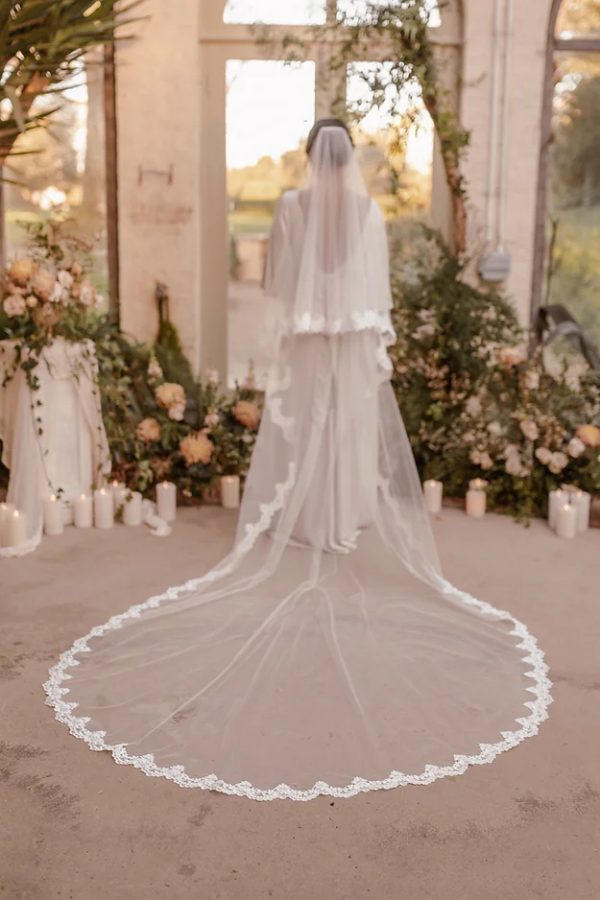 TILLY | LACE EDGE VEIL - Image 3