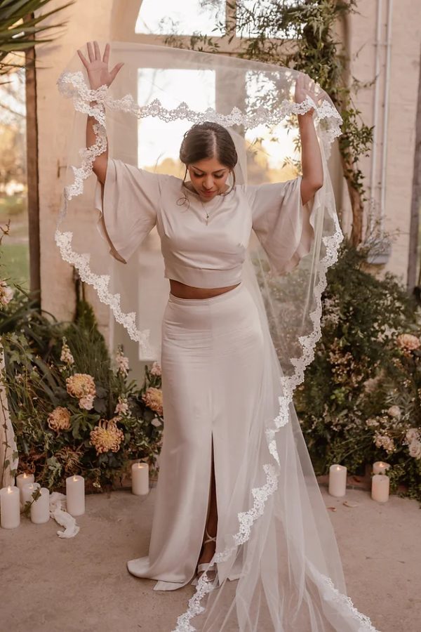 TILLY | LACE EDGE VEIL - Image 6