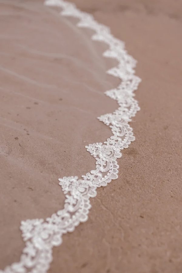 TILLY | LACE EDGE VEIL - Image 7