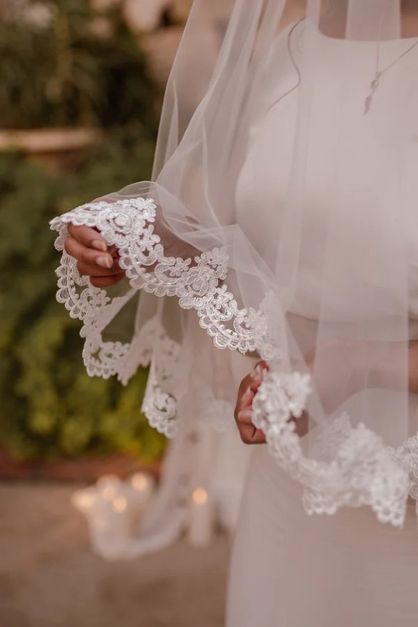 TILLY | LACE EDGE VEIL - Image 2
