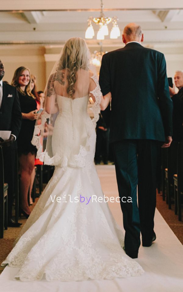 1 tier fingertip mantilla veil,fingertip lace Catholic veil, Alencon lace Spanish veil fingertip,Lace 1st Communion Mantilla Veil V621 - Image 7